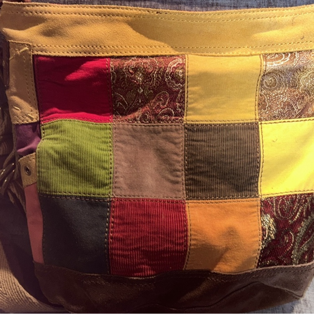 Colorful Patchwork Shoulder Bag